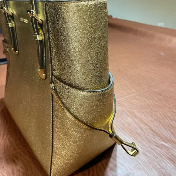 Michael Kors Shimmering Gold Tote - Picture 3 of 7